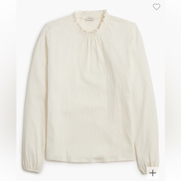 J. Crew Ruffleneck top - Picture 3 of 3